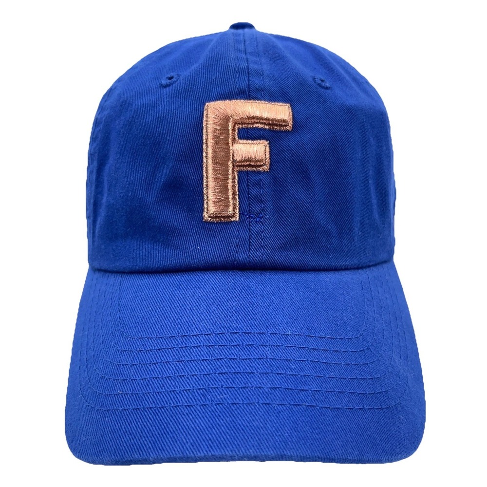 Florida Gators Hat Cap‎ Womens Strap Back Blue Rose Gold Logo Adjustable Ladies